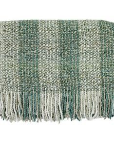 Sage Green/ Grey Beige Throw - Casabella Interiors